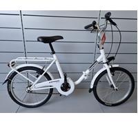 BICI GRAZIELLA PIEGHEVOLE FOLDING ACCIAIO 20'' UNISEX UOMO DONNA BIANCO 1 VEL