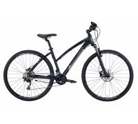 BICI IBDRIDA MONTANA X-CROSS 28 DONNA TY300 3X7V NERO GRIGIO