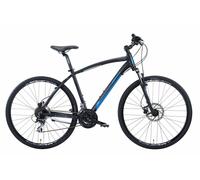 BICI IBRIDA MONTANA X-CROSS 28 UOMO ACERA 3x8V NERO BLU