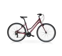 BICI IBRIDA SPEEDCROSS SEASON CROSS 28 Donna TY300 21V BORDEAUX