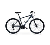 BICI IBRIDA SPEEDCROSS SEASON CROSS 28 UOMO TY300 21V GRIGIO