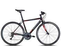 BICI IBRIDA TORPADO KCS ARWIN CLARIS MIX FLAT 16V NERO ROSSO