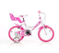 BICI LITTLE HEART 14 ROSA PER BAMBINA CON ALTEZZA 95/115 CM DINO BIKES