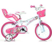 BICI MISURA 14 BIMBA DINO BIKES BICICLETTA BAMBINA DISNEY MINNIE ART.614-NN ROSA