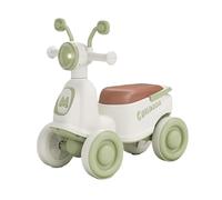 bici Monopattino a 4 ruote for bambini con musica e luce LED, auto oscillante for bambini da 1 a 3 anni, bici senza pedali bicicletta(Groen,Ordinary wheel)