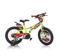 Bici per Bambini 4-7 Anni Bicicletta 16 Pollici Raptor Con Rotelline Stabilizzatrici