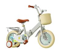 bici per bambini Bici for bambini for bambine e ragazzi dai 2 ai 9 anni, bici da 12, 14, 16 e 18 pollici con seggiolino for bambole e cestino, bicicletta pieghevole monopattini(Gray1,18inch)