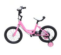 Bici per bambini dai 5 ai 10 anni, bici per bambini in stile BMX da 16 pollici con rotelle e sedile regolabile, bici per bambini e neonati, colori rosa DescrizioneTi stai chiedendo cosa regalare a tuo