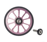 Bici pieghevole in lega da 72 mm con corpo largo per ruote facili, doppio | Design largo 72 mm, struttura a doppio cuscinetto, rotolo silenzioso liscio, adatto per telai Brompton