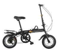 Bici Pieghevole In Lega Leggera Da 12/14", Freno A Disco A Velocità Singola, Sistema Di Piegatura Rapida, Per Il Pendolarismo Sportivo All'Aperto, Capacità Di Peso 200 Kg A, 12 Pollici