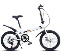 Bici pieghevoli Bicicletta da città regolabile da 20 pollici con cambio a 7 velocità, altezza regolabile, bicicletta pieghevole leggera per adulti, uomini, donne e adolescenti D,20 in