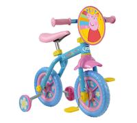 Bici Training Peppa Pig 10in 2 In 1 Bilanciere Pedali Stabilizzatori Blu Nuova