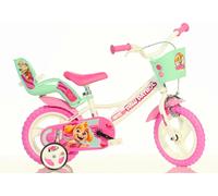 Bicicletta 12 per bambina PAW PATROL rotelle cestino porta bambola Dino Bikes