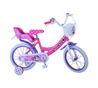 albri Bambina da 16 Pollici, Bicicletta Disney Minnie, Rosa