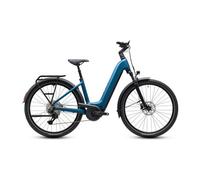 Bicicletta a pedalata assistita elettrica cube touring hybrid pro 800 easy entry shimano deore xt 12v 800 wh bosch 90 nm 700 mm blu electric 2027