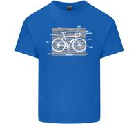 Bicicletta Anatomia Divertente Ciclisti T-Shirt Ragazzi