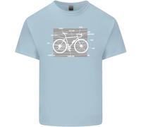 Bicicletta Anatomia Divertente Ciclisti T-Shirt Ragazzi