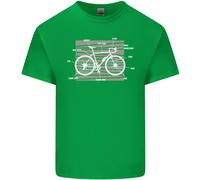 Bicicletta Anatomia Divertente Ciclisti T-Shirt Ragazzi