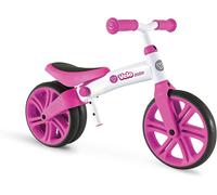 Bici Senza Pedali 1 Anno Balance Bike Rosa Velo Junior con Doppia Ruota Posterio