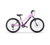 Bicicletta Bambina MTB MBM District 20" 7 Velocità-Rosa