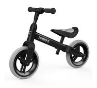 Bicicletta Bambini Senza Pedali per 1,5-4 Anni Fino a 25 Kg, volante e sellino Regolabili in Altezza, Bloccasterzo, Giocattoli Regali per Bambini, Nero