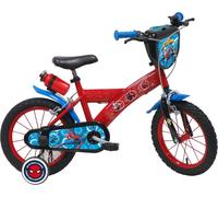 Bicicletta Bambino Marvel Spiderman 16 Pollici (5-8 Anni) - Bici Uomo Ragno c...