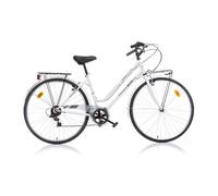 Bicicletta Bambino Trekking Donna 28 pollici Bicicletta City Bianca Dino Bikes