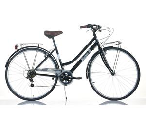 Bicicletta Bambino Trekking Donna 28 pollici Bicicletta City Nera Dino Bikes