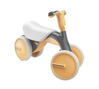 bicicletta Bici senza pedali for bambini, 4 ruote, prima bici con elegante maniglia, design robusto e sicuro for bambini bici triciclo(Gris)