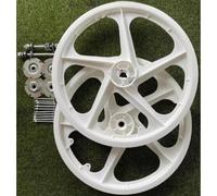 Bicicletta BMX 20" PVC SPORT RIM BIANCO set ruote mozzo set omaggio e spedizi...