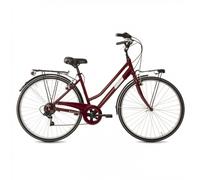 Bicicletta Cittadina Corso 28.1 Rossa - Taglia M, Ruote 28", Shimano 7V