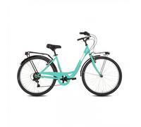 Bicicletta City Bike Donna VICOLO 26.2 - Ruote 26", Shimano 6V, Telaio 43, Tiffany