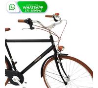 Bicicletta CITY BIKE Vintage Retrò UOMO VELOPOLI 28″ + CAMBIO 6 Marce / NERO