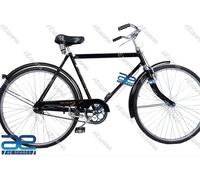 Bicicletta City Roadster Nera Monomarcia Per Adulti