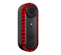 Bicicletta Coda Luce Con Registratore Fotocamera 1080P 150 Gradi Vista Cellulari