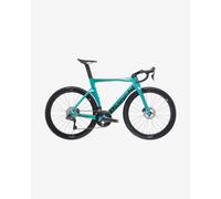 Bicicletta Corsa Bianchi Oltre Comp Shimano 105 Di2 12V celeste - 50