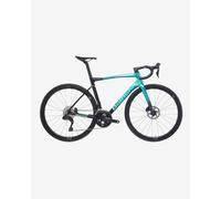 Bicicletta Corsa Bianchi Specialissima Comp Shimano 105 Di2 blu nero - 50
