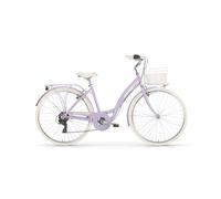 Bicicletta Cruiser MBM Primavera Donna Ruota 28" Cambio 6 Velocità (Lavanda)