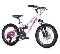 Bicicletta da bambina 7 - 10 anni 20 Full Bianca/Rosa