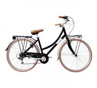 Bicicletta da Città Corso 28.3 Nera - Telaio Alluminio, Shimano 6V, Ruote 28", Taglia M