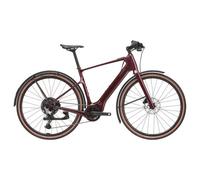 Bicicletta da citta elettrica cannondale tesoro carbon 3 shimano cues 10v 400wh 700 mm viola