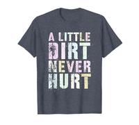 Bicicletta da corsa in stile vintage «A Little Dirt Never Hurt», UTV, quad, per ragazze Maglietta