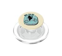 Bicicletta da corsa Off To Be Radical Left Scum nera per gatti e topolini retrò PopSockets PopGrip per MagSafe