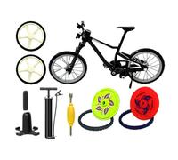 Bicicletta da, in lega, 10,5 x 5,5 x 4,5 cm, per le dita, giocattolo sportivo con parti modificabili, in miniatura per scrivania e attività all'aperto, divertimento, allenamento di abilità e