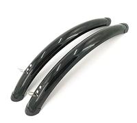 Bicicletta da Strada Anteriore Anteriore parafango retrò Bicicletta Fissa Ingranaggi Bici parafango Bicicletta Parti pratiche Argento Nero