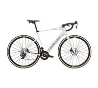 Bicicletta da strada cannondale synapse carbon 3 smartsense sram rival axs 12v 700 mm bianca