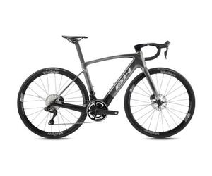 Bicicletta da strada elettrica bh irs1 carbon 1 6 shimano ultegra di2 12v 630wh 700 mm argento nero