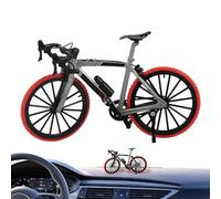 Bicicletta da strada in lega in miniatura, modello decorativo per simulazione della bicicletta, giocattolo in lega pressofusa, 1:8, decorazione per la casa da scrivania, oggetti da collezione