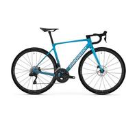 Bicicletta da strada megamo raise 15 shimano 105 di2 12v 700 mm blu 2027