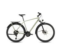 Bicicletta da trekking cube kathmandu exc con cambio shimano cues 11 velocita manubrio da 700 mm colore verde pisello modello 2026